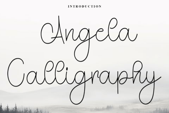 Angela Calligraphy: Elevating Modern Design with Handwritten Grace
