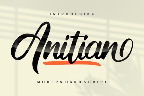 Anitian: A Bold Handwritten Font for Stylish Headlines