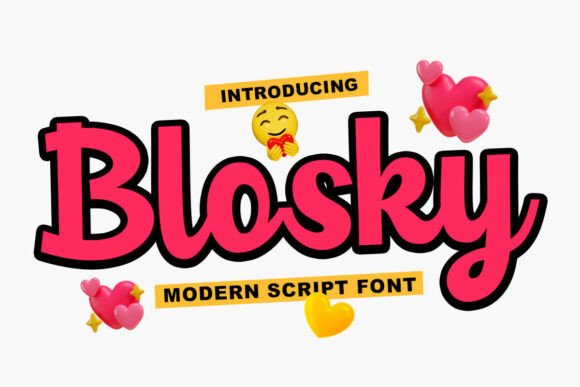 Blosky Script: Elevate Your Design with Vibrant Typography