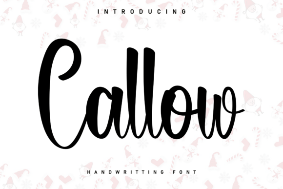 Callow: The Handwritten Font for Modern Branding