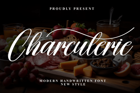 Charcuterie: A Modern Handwritten Font for Organic Branding