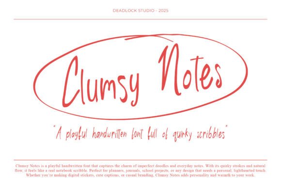 Clumsy Notes: Adding Authentic Handwritten Charm to Modern Design