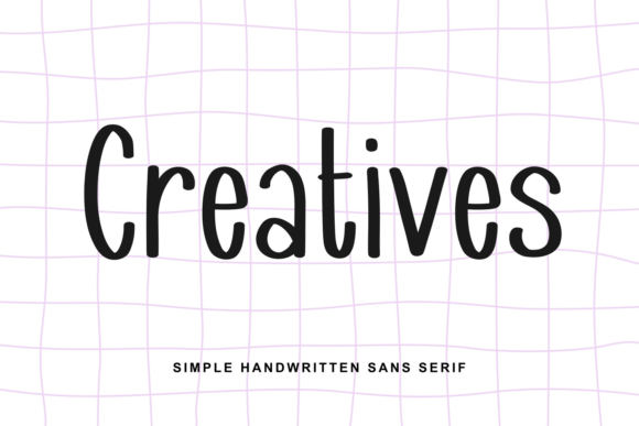 Creatives: The Handwritten Font for Modern Design