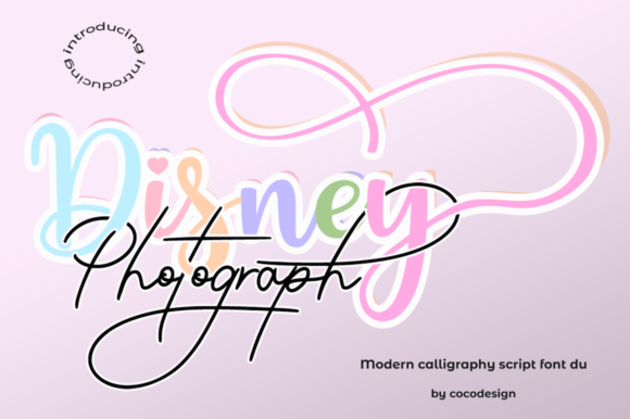 Disney Photograph Font Duo: Elevate Your Visual Design