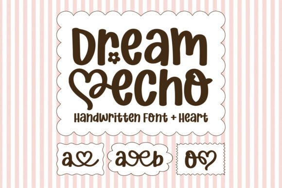 Dream Echo: Elevate Your Creative Vision with Flowing Typography