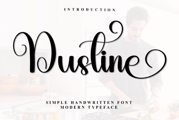Dustine: The Handwritten Font with Heart