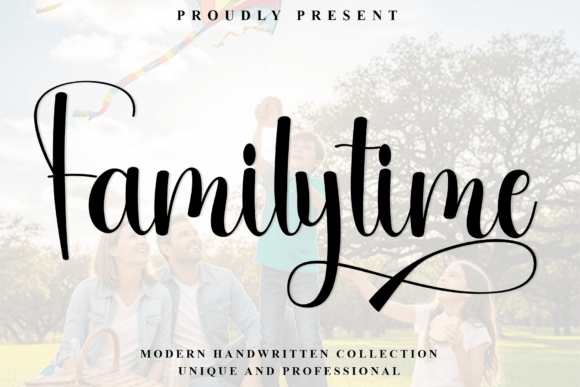 Familytime: Elevate Your Designs with Elegant Script Typography
