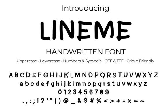 Lineme: Elevate Your Designs with Friendly Handwritten Typography