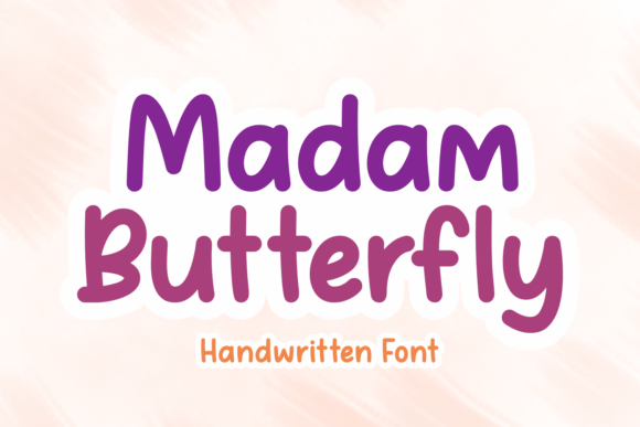 Madam Butterfly Font: Elevate Your Design with Handwritten Charm