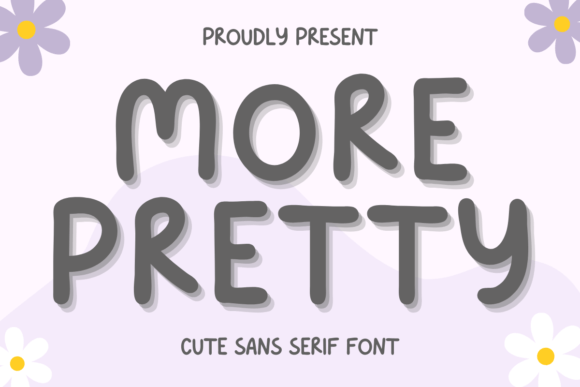 More Pretty: Elevate Your Visual Projects with a Charming Handwritten Font