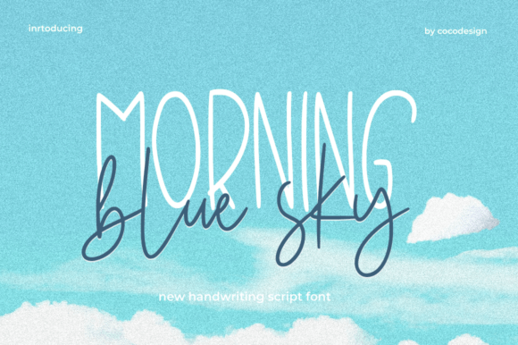 Morning Blue Sky: Elevating Design with Elegant Simplicity