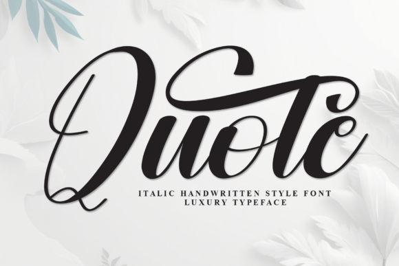 Quote: Whimsical Typography for Modern Design