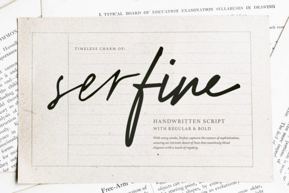 Serfine: The Signature Script for Modern Branding