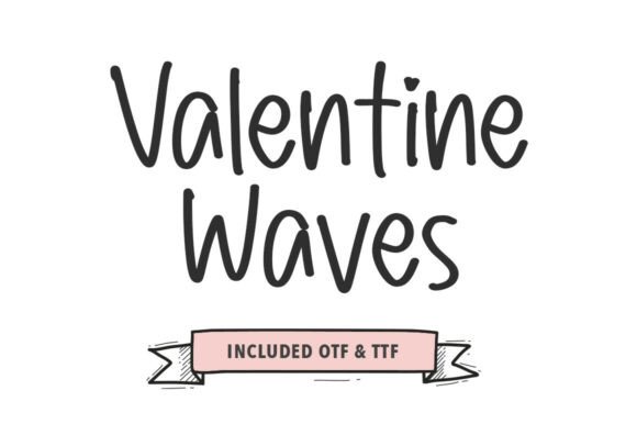 Valentine Waves: A Bold Brush Font for Dynamic Branding